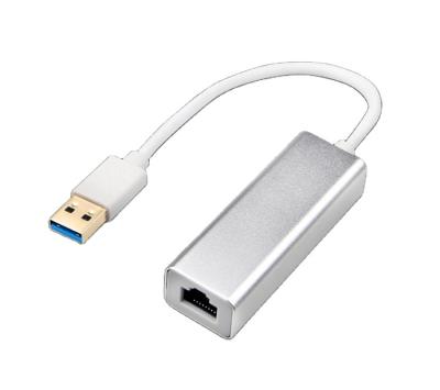 China Camera ABS USB 3.0 to RJ45 LAN CARD USB 3.0 to Gigabit Ethernet Plug&Play Adapter for sale