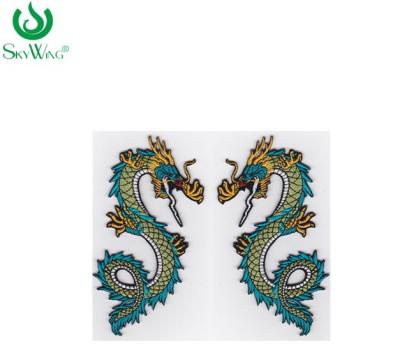 China 3D Factory Direct Sale OEM Design Dragon Embroidery Patches for sale