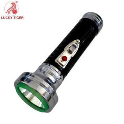 China New Ignition LED Flashlight Iron Lucky Tiger Flashlight LED Ignition Torch for sale