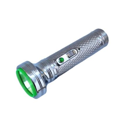 China Lighting LED Flashlight Ultra Bright Design Iron New 1 LED Flashlight Torch Battery for sale