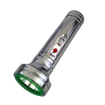 China New Emergency Metal Iron Torch Led Flashlight for sale