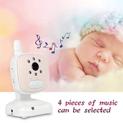 China Music Player Dual View 3.5inch Screen Big Fashion Baby Cry Alarm Camera Wireless Surveillance for sale