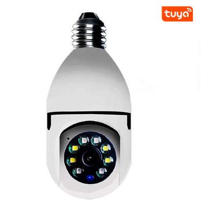 China NIGHT VISION Tuya HD Night Life Smart Infrared Two Way Baby Monitor Automobile Tracking For Home Security 5G Wifi Bulb Camera for sale