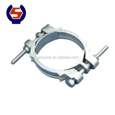 China Double Bolt Double Bolt Pipe Clamp Bolt Metal European Type High Pressure Hose Clamp for sale