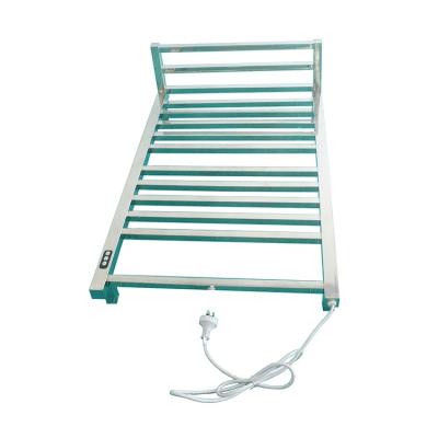 China Electric Heater Stainless Steel Rail Heated Towel Drying Rack for sale