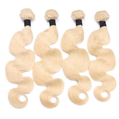 China Factory direct supply silky straight wave non shed non tangle wholesale price blonde virgin hair for sale