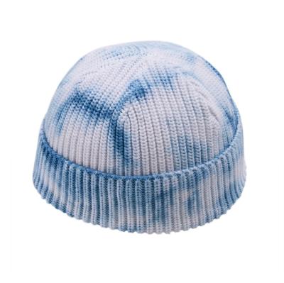 China COMMON New Hot Selling Women's Tie And Dye Printed Knitted Hats In Autumn And Winter Hats for sale