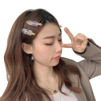 China Women Easy Fashion Leopard Acetate Geometric Hair Clips Vintage Hairpins Barrettes Girls Hair Clips for sale