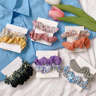 China New Pretty Fashion Solid Color Women's Hair Band Girls Hair Elastic Hair Accessories Hair Hand for sale