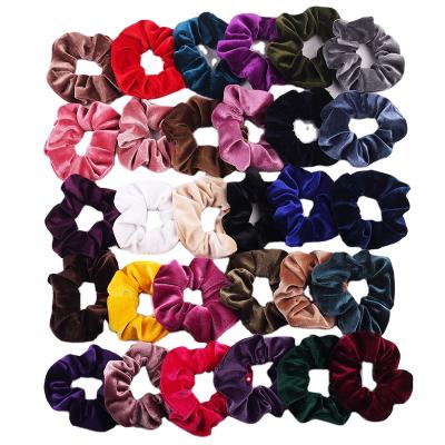 China Solid Beauty Women's Hair Band Girls Casual Elastic Hair Ties Fashionable Women's New Big Fashion Head Accessories for sale