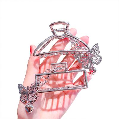 China 2021 Hot Selling Metal Head Grip Easy Korean Women Women Fashion Hair Accessories Stylish Claw Clip for sale