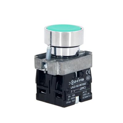 China plastic xb2-BA42 22mm none NC momentary push button, mechanical push button for sale