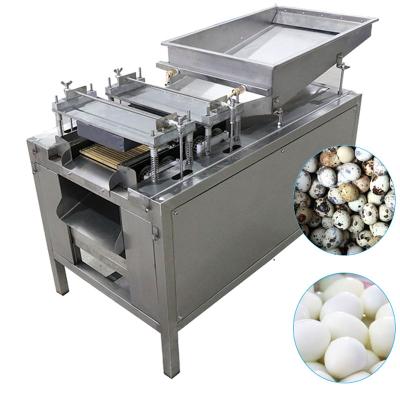 China Food Processing Quail Egg (Egg Processing) Broken Quail Egg Shelling Machine Stainless Steel Material Shell Peeling Machine for sale