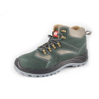 China New Design PU Safety Anti-Static Work Reject Work Shoes With Genuine Leather Steel Toe for sale