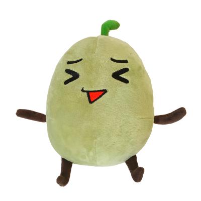 China Kiwi Fruit Toy Plush Toy Custom by Amazon hot sale expression sound doll cute fruit plush toy for sale