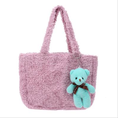 China Cute Factory Customize To Make Hot Selling Custom Lovely Plush Plush Velvet Purse Purse Wallet For Girls And Women for sale