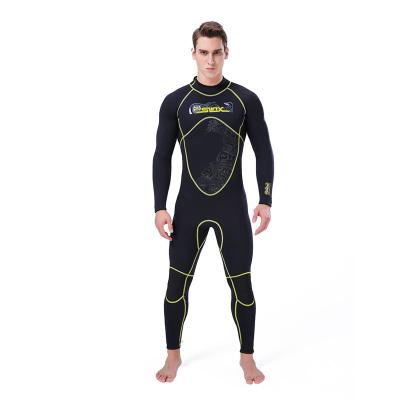 China New 2021 Antibacterial Wholesale Neoprene Diving Suits Long Sleeve Keep Warm Surfing Swimming Wetsuit For Men for sale