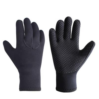 China Supply Custom Protective Hands and Protectors Waist Scuba Surfing Clean Pond Neoprene Diving Five Finger Gloves for sale