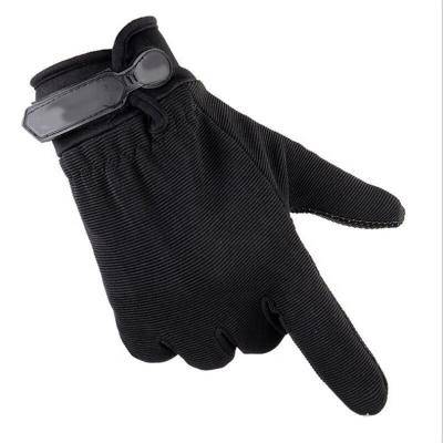 China Breathable + Black Wear Resistance Anti-slip Anti-skid Shockproof Warm Bicycle Finger Touch Screen Gloves Full for sale