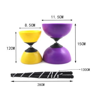 China Parent-child Toys ABS Eco-friendly Increase Family Fun Equipment Plastic Party Essential Professional Diabolo Yo-yo for sale