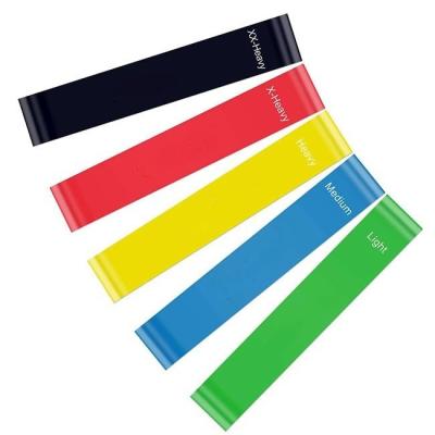 China Hot Selling Custom Sports Workout Resistance Bands Workout Manual & Included 5 Resistance Band Exercise Bands Travel Bag Set for sale