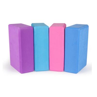 China Simple Yoga Blocks Pilates Bricks Logo Packing Customized by EVA Foam High Density Exercise Fitness Quality PCS for sale