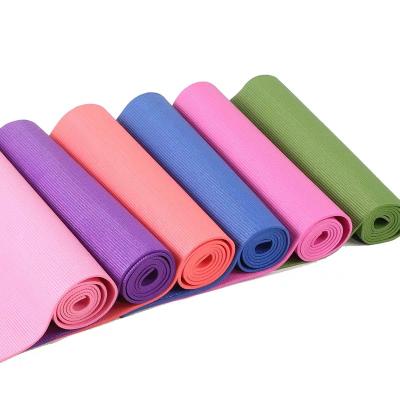 China High Quality Colored Yoga Exercises Anti Slip Customized Logo Bodybuilding Fitness Exercise 173*61cm 10mm Eco-Friendly Yoga Mat for sale