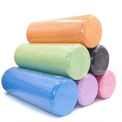 China Durable Multifunctional Logo Density EVA Top Deep Tissue Massage Yoga Foam Custom Roller for sale