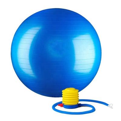 China Durable 2022 New Fashion Yoga Ball Home Exercise Balls 55 Cm Colorful PVC Deflated Package for sale