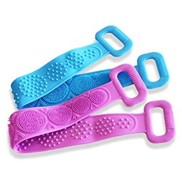 China EXFOLIATING Dongguan factory supplies durable silicone dog bath brushes bathing belt for sale