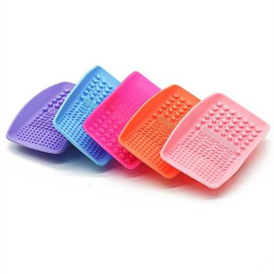 China Cleaning Pads For Makeup Brushes Factory Wholesale Professional Portable Cosmetic Silicone Makeup Brush Cleaner Pad 2021 for sale