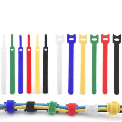 China High Quality Nylon Colorful Life Silicone Convenient Reusable Organizing Cable Tie For Earbuds for sale