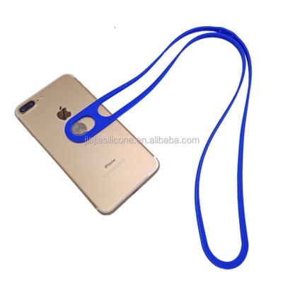 China Promotional Gift Silicone Mobile Phone Hang Rope Mobile Phone Charm Strap for sale