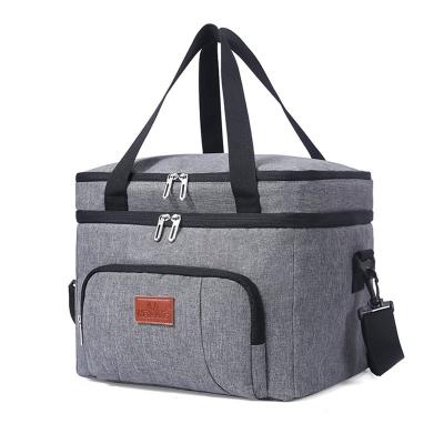 China Waterproof Lunch Insulated Cooler Bag Camping Fridge Thermal Picnic Bags Capacity Leak Proof Food Storage Bag for sale