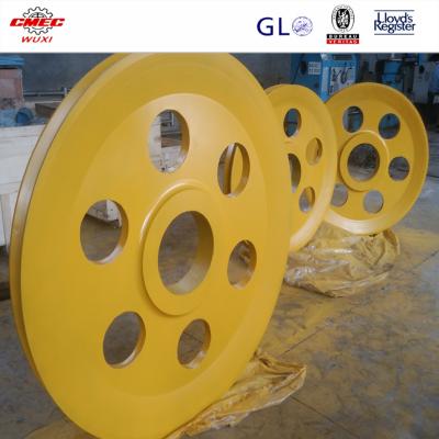 China AISI DIN Q235 Alloy Steel Crane Sheave Pulley For Marine Grab Bucket GB for sale