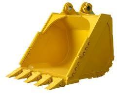 China Yellow Small Excavator Bucket For Mini Digger , Excavator Spare Parts for sale