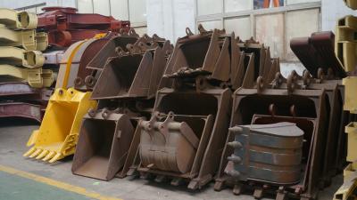 China Mini Digger / Excavator Bucket For Excavator Spare Parts , OEM Heavy Steel Fabrication for sale