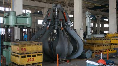 China Alloy Steel Five Jaw Excavator Scrap Grab For Handling Concentrates / Bauxite for sale