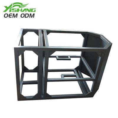 China Cold Rolled Steel Sheet Metal Fabrication Metal Equipment Fence Bracket Fabrication for sale