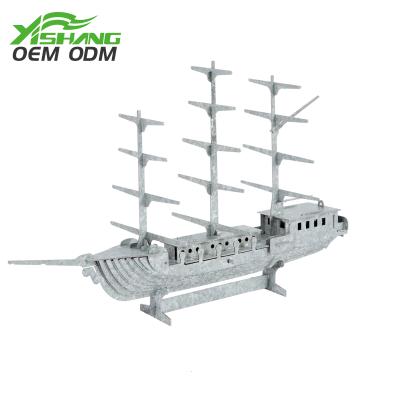 China Best Family Ornaments Personalized by Durable Metal Boat Furnishings Decoration for sale