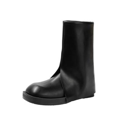 China Flat Made In China Top Quality Women Boots Leather Long Knee High Boots for sale