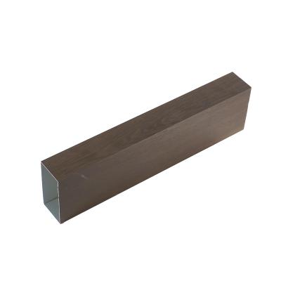 China Aluminum Partition Profile Square Tube Baffle Ceiling Tiles For Building Interior Decoration for sale