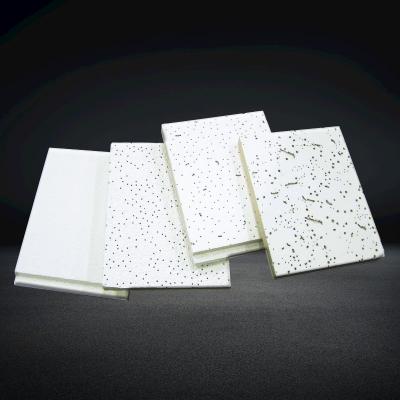 China Artistic Ceilings Best Quality Particle Board Eco-Friendly Mineral Wool Mineral Ceiling Tiles Decorative Materials for sale