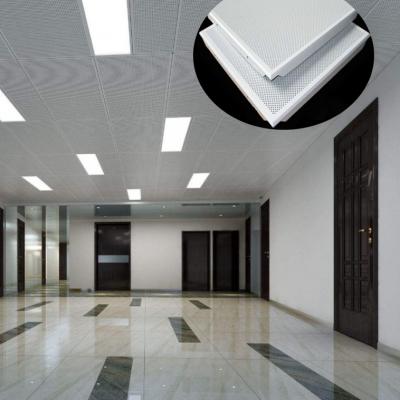 China Wholesale Artistic Ceilings Porcelain 60*60 Metal Acoustic Aluminum Suspended Acoustic Ceiling Panel / Ceiling Tile for sale