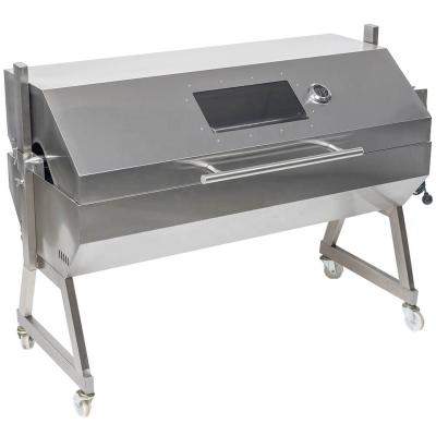 China Easily Assembled Outdoor Cooking Stainless Steel Spartan Large Charcoal Lamb Hooded Rotisseries for sale