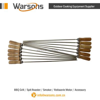 China Easily Cleaned 4mm Cyprus Spit Rotisserie Kebab Skewers for sale