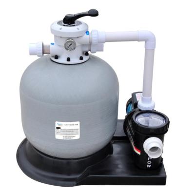 China Customized Swimming Pools Top Mount 6 Way Sand Filter Valve Swimming Pool Sand Filter For Swimming Pool Water Treatment With Pump for sale