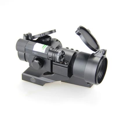 China 1X30 Aluminum 4 MOA Green Red Dot Sight with Green Laser/Weaver Picatinny Mount for sale