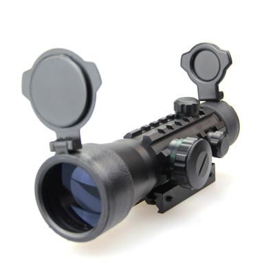 China 2x Tactical Aluminum Red/Green Dot Sight, 1/2 MOA, Weaver/Picatinny Mount for sale