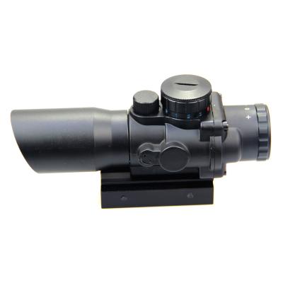 China Excellent 4X32 Aluminum Prismatic Red/Green/Blue Optional Glass Etched Scope With Weaver Slots for sale